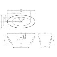 Товар: Акриловая ванна Abber 180х85 AB9374-1.8 без гидромассажа - фото 6 Акриловая ванна Abber 180х85 AB9374-1.8 без гидромассажа — фото 6, Ванны