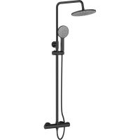 Товар: Душевая система Agger Thermo A2451244 Черная - фото 1 Душевая система Agger Thermo A2451244 Черная — фото 1, Душевые стойки