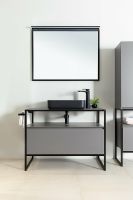 Товар: Зеркало Allen Brau Priority 100 1.31017.BB с подсветкой Черный браш - фото 7 Зеркало Allen Brau Priority 100 1.31017.BB с подсветкой Черный браш — фото 7, Мебель для ванной