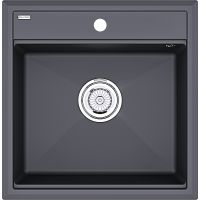 Кухонная мойка Paulmark Stepia 50 PM115051-AN Антрацит — фото 1, Кухонные мойки