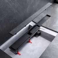 Душевой лоток AM.PM PrimeFlow 80 W02SC-U11-080-04BM с Черной матовой решеткой / под плитку Tile — фото 19, Душевые лотки