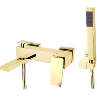 Смеситель для ванны Boheme Q 143-GG.2 Золото — фото 1, Смесители