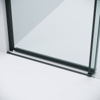 Душевая дверь Grossman Classic 110 100.K33.04.110.42.00 профиль Графит сатин стекло прозрачное — фото 8, Душевые двери в нишу