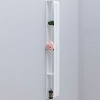 Металлическая полка Aquanet Магнум 15х130 302239 Белая матовая — фото 3, Полки для ванной и душа