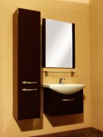 Тумба под раковину Aquaton Ария 65 1A134001AA430 подвесная Темно-коричневая — фото 4, Тумбы под раковину