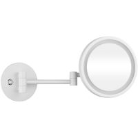 Косметическое зеркало Bemeta White 112101144 Белое матовое — фото 1, Косметические зеркала