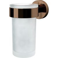 Стакан для зубных щеток WasserKRAFT Asphe K-77728 Розовое золото — фото 1, Мыльницы