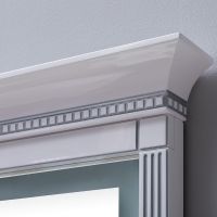 Зеркало Aquanet Селена 70 246509 с подсветкой с сенсорным выключателем Белое — фото 6, Мебель для ванной