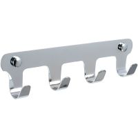 Вешалка для полотенец Fixsen Practica FX-805-4 Хром — фото 1, Крючки для полотенец