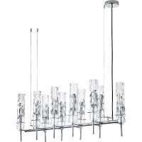 Люстра Crystal Lux Primavera SP10 Chrome Прозрачный Хром — фото 2, Люстры