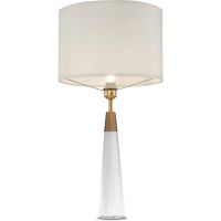 Настольная лампа Maytoni Table Floor Bianco Белая Латунь Прозрачная арт-Z030TL-01BS2 — фото 5, Настольные лампы