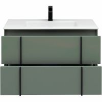 Тумба под раковину Allen Brau Reality 90 1.32006.CGM подвесная Олива матовая — фото 15, Тумбы под раковину