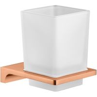 Стакан для зубных щеток Rav Slezak Nil NLA0201ZRK Розовый золотистый крацованный — фото 1, Стаканы для зубных щеток