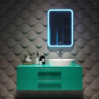 Товар: Зеркало Silver Mirrors Malta-RGB 55 LED-00002511 с подсветкой с сенсорным выключателем и диммером - фото 32 Зеркало Silver Mirrors Malta-RGB 55 LED-00002511 с подсветкой с сенсорным выключателем и диммером — фото 32, Мебель для ванной