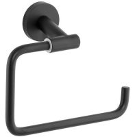 Товар: Кольцо для полотенец Remer Guest GS44NO Черный матовый - фото 2 Кольцо для полотенец Remer Guest GS44NO Черный матовый — фото 2, Полотенцедержатели