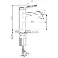 Смеситель для раковины Splenka S04.10.06 Черный матовый — фото 2, Смесители для раковины