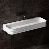 Раковина Abber Stein 100 AS2651-1.0 Белая матовая — фото 1, Раковины подвесные