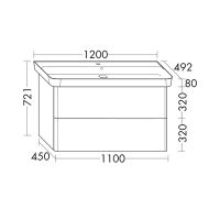 Товар: Тумба с раковиной Burgbad Iveo 120 SFEN120F2747G0161C0001*1 подвесная Дуб кашемировый - фото 8 Тумба с раковиной Burgbad Iveo 120 SFEN120F2747G0161C0001*1 подвесная Дуб кашемировый — фото 8, Мебель для ванной