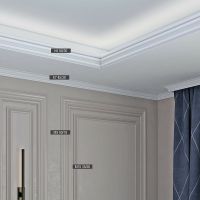 Молдинг Bello Deco XPS М 15 00-00004632 2000x35x20 мм — фото 3, Молдинги