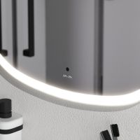 Товар: Зеркало AM.PM Func 65 M8FMOX0651WGH с подсветкой с ИК-сенсорным выключателем - фото 5 Зеркало AM.PM Func 65 M8FMOX0651WGH с подсветкой с ИК-сенсорным выключателем — фото 5, Зеркала в ванную комнату