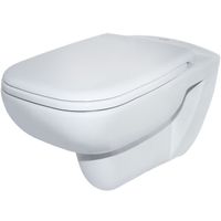 Унитаз Duravit D-Code 45700900A1 подвесной с сиденьем Микролифт — фото 1, Подвесные унитазы