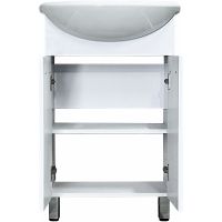 Тумба под раковину Style Line Венеция 55 ЛС-00002336 Белая — фото 3, Мебель для ванной