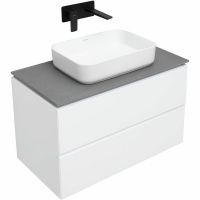 Товар: Тумба под раковину Allen Brau Infinity 85 1.21001.WM подвесная Белая матовая - фото 10 Тумба под раковину Allen Brau Infinity 85 1.21001.WM подвесная Белая матовая — фото 10, Мебель для ванной