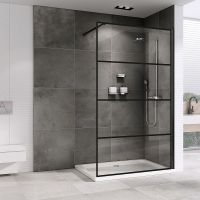 Товар: Душевая перегородка Abber Immer Offen 120 AG65120B профиль Черный стекло прозрачное - фото 2 Душевая перегородка Abber Immer Offen 120 AG65120B профиль Черный стекло прозрачное — фото 2, Душевые перегородки