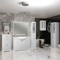 Товар: Зеркало Opadiris Риспекто 120 00-00007051 Белое матовое с выключателем - фото 6 Зеркало Opadiris Риспекто 120 00-00007051 Белое матовое с выключателем — фото 6, Мебель для ванной