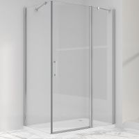 Душевой уголок Vincea Orta 100х90 VSR-1O9010CL профиль Хром стекло прозрачное — фото 1, Душевые уголки