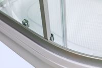 Душевая кабина WeltWasser WW500 Emmer 11015 110x110 10000003286 профиль Хром стекло прозрачное — фото 6, Душевые кабины