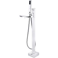 Смеситель для ванны Swedbe Spira 4008 Хром — фото 1, Смесители напольные