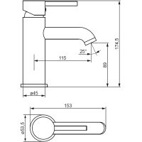 Товар: Смеситель для раковины Damixa Scandinavian Pure 360210300 Черный матовый - фото 4 Смеситель для раковины Damixa Scandinavian Pure 360210300 Черный матовый — фото 4, Смесители