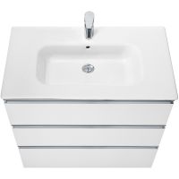 Товар: Тумба под раковину Roca The Gap 80 A857406806 подвесная Белый глянец - фото 2 Тумба под раковину Roca The Gap 80 A857406806 подвесная Белый глянец — фото 2, Мебель для ванной