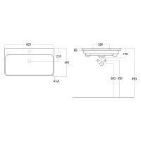 Тумба с раковиной Brevita Victory 80 УТ000024153 подвесная Серый кашемир — фото 9, Мебель для ванной