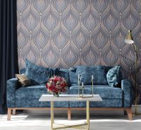 Обои Артекс New Look 3 10322-03 Винил на флизелине (1,06*10,05) Серый, Орнамент — фото 2, Обои для стен