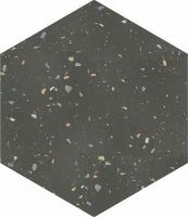 Керамогранит DNA Tiles Terrazzo Graphite Colours УТ-00022302 32х36,8 см — фото 1, Керамогранит