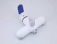 Смеситель для ванны Frap H34 F2234 универсальный Белый Хром — фото 2, Смеситель для ванны