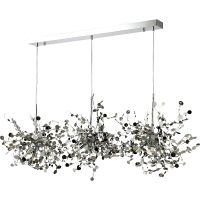 Подвесной светильник Crystal Lux Garden SP3х3 L1200 Chrome Хром — фото 1, Подвесные светильники