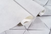 Обои Артекс Нокс 10818-04 Винил на флизелине (1,06*10,05) Серый, Штукатурка — фото 3, Обои для стен