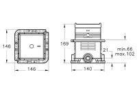 Душевая система Vitra Origin A49266EXP Хром — фото 13, Встраиваемые душевые комплекты