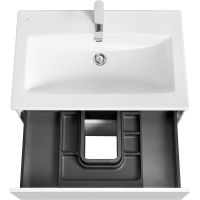 Товар: Тумба под раковину Aquaton Сохо 75 1A258101AJ010 подвесная Белая глянцевая - фото 4 Тумба под раковину Aquaton Сохо 75 1A258101AJ010 подвесная Белая глянцевая — фото 4, Мебель для ванной