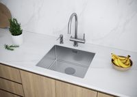 Кухонная мойка Paulmark Next 48 Uni PM214844-BS Брашированная сталь — фото 4, Кухонные мойки