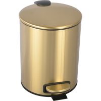 Ведро для мусора Boheme Uno 10426-MG Золото — фото 1, Мусорные ведра