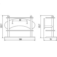 Товар: Держатель для зубных щеток Haiba Хром арт-HB102 - фото 2 Держатель для зубных щеток Haiba Хром арт-HB102 — фото 2, Стаканы для зубных щеток