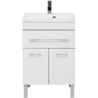 Тумба с раковиной Aquanet Верона 58 287667 Белая — фото 3, Мебель для ванной