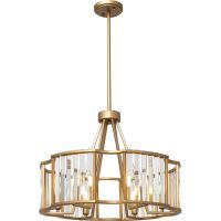 Люстра Maytoni Neoclassic Solar MOD087PL-06G Прозрачная Золото — фото 1, Люстры