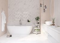 Керамическая плитка Gracia Ceramica Galaxy розовая 02 настенная 25x60 см — фото 2, Керамическая плитка