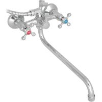 Смеситель для ванны Frap H08 F2208-2 универсальный Хром — фото 4, Смесители