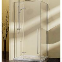 Душевой уголок Vincea Slim-N 100x100 VSR-5SN1010CL профиль Хром стекло прозрачное — фото 1, Душевые уголки